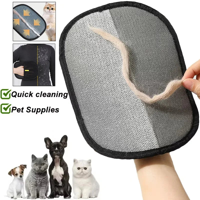 Pet Hair Remover Glove - Washable Fur Removal for Dogs & Cats